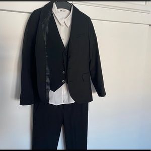 H&M boys suit | black | size 9-10